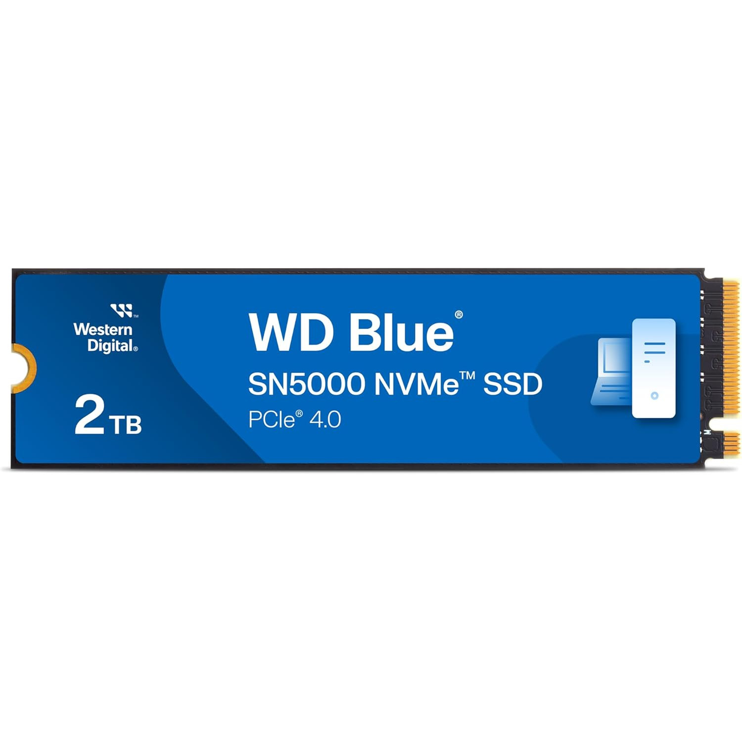 Накопичувач SSD WD M.2 2TB PCIe 4.0 Blue SN5000 (WDS200T4B0E)фото1