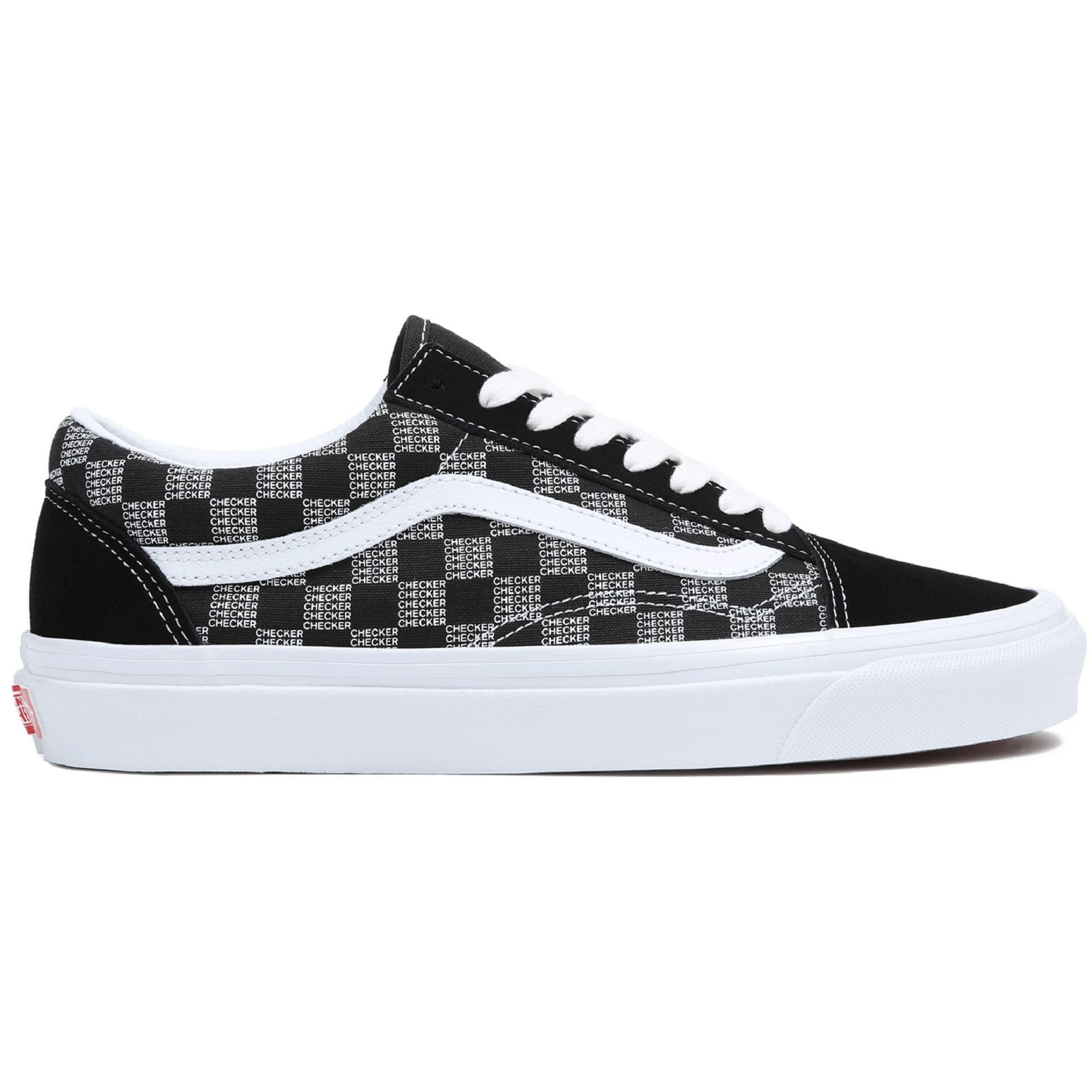 Кеды Vans Old Skool Check VN0A54F3BLK1 44 (10,5 US) белые/черные фото 1