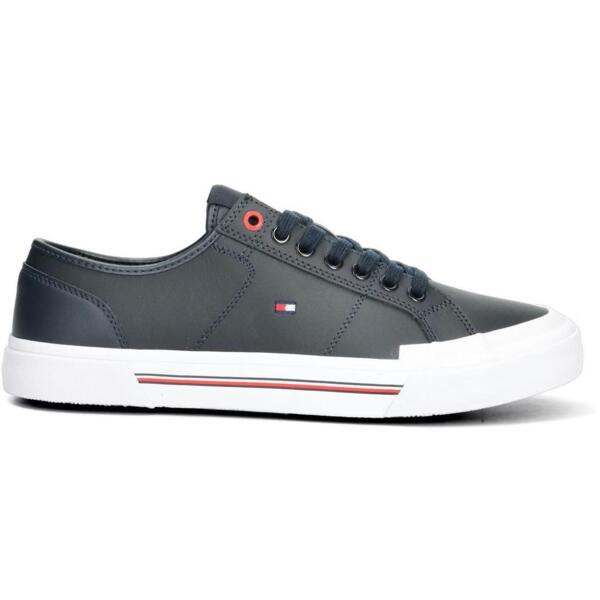 

Кроссовки мужские Tommy Hilfiger Core Corporate Vulc Leather FM0FM04561-DW5 41 голубые