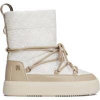 Сапоги женские Tommy Hilfiger Lace-Up Monogram Snowboot FW0FW08430-AEG 38 бежевые