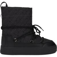 Сапоги женские Tommy Hilfiger Lace-Up Monogram Snowboot FW0FW08430-BDS 36 черные