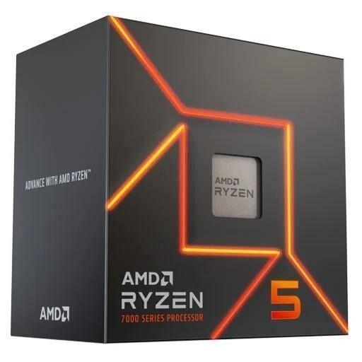 Процессор AMD Ryzen 5 7400 6C/12T 3.3/4.3GHz Boost 16Mb Radeon Graphics AM5 65W Wraith Stealth cooler Box (100-100001900 фото 1