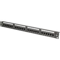 Патч-панель DIGITUS САТ 6 UTP, 19", 1U, 24 порти, зібрана (DN-91624U-CR)