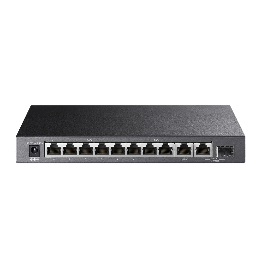 Коммутатор TP-LINK TL-SG1210PP 10xGE (PoE), 1xSFP, 123Вт, Неуправляемый (TL-SG1210PP) фото 