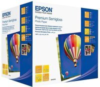 Фотобумага 10*15 EPSON Premium Semiglossy Photo Paper, 500л. (C13S042200)