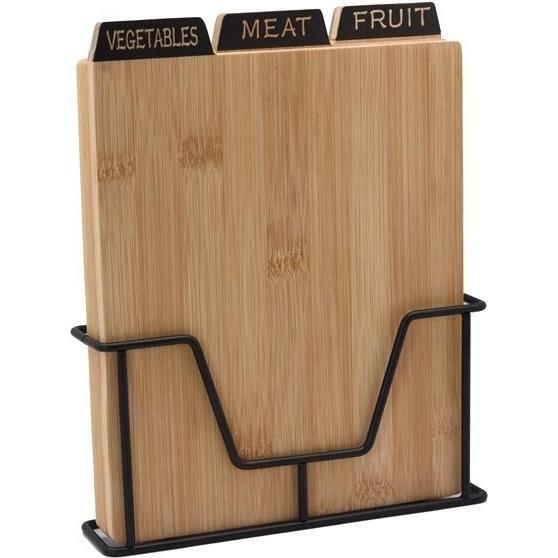 Набір дошок кухонних на підставці ARDESTO Midori, 3шт (AR1427B)фото1