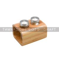 Набор для соли и перца Ardesto Midori, 3 предмета, 80мл, 13.5х11х11см (AR0933)