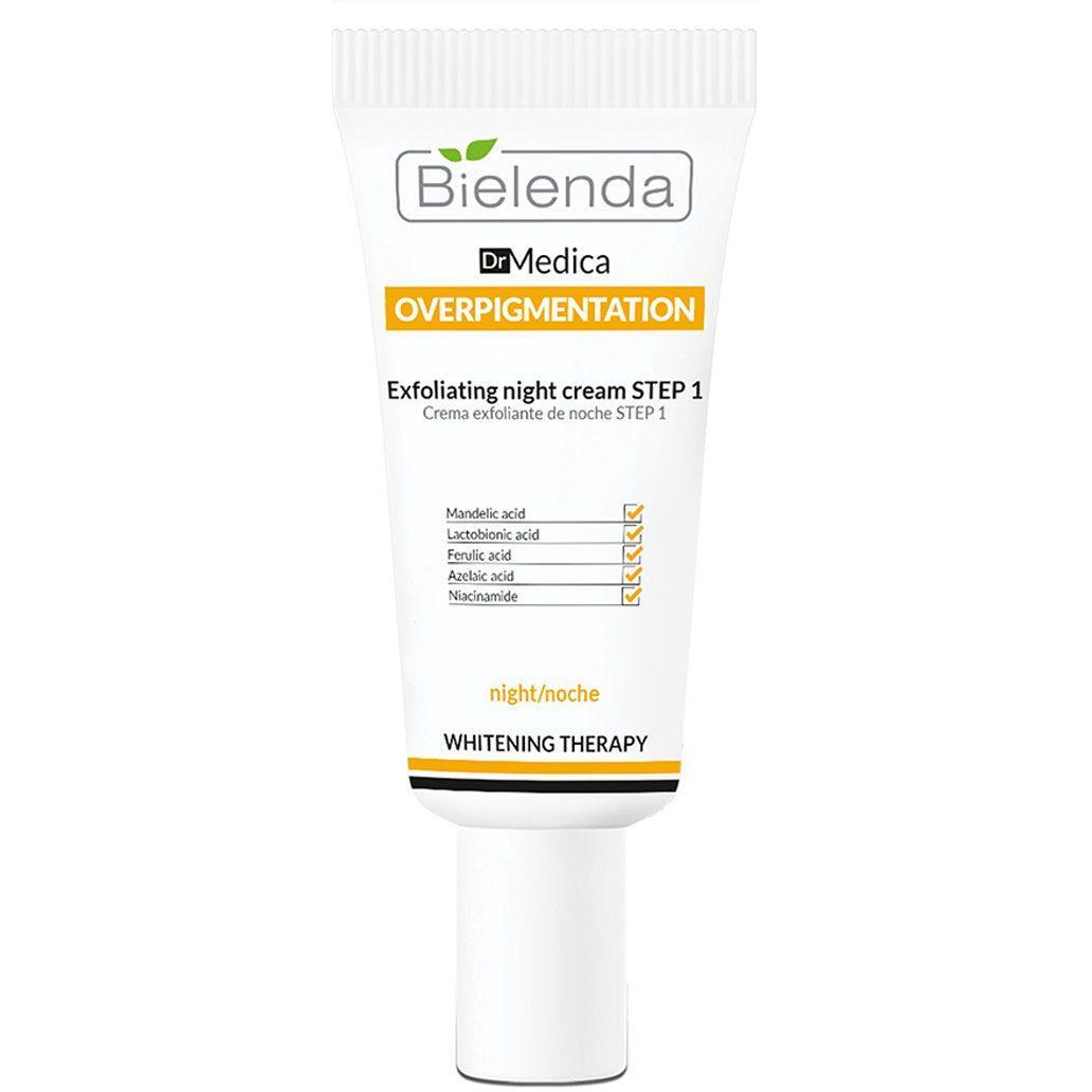 Крем нічний Bielenda Dr Medica Overpigmentation відлущуючий КРОК 1, 30 млфото1