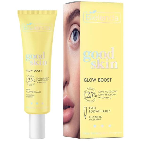 Крем для лица Bielenda Good Skin Glow Boost осветляющий с гликолевой кислотой 50 мл
