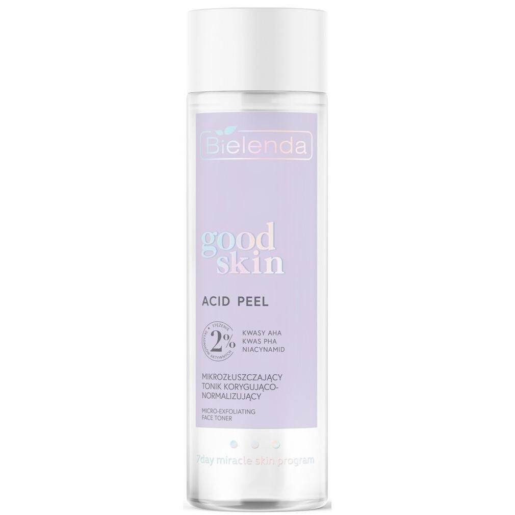 Тонік мікропілінговий Bielenda Good Skin Acid Peel коригуючий і нормалізуючий 200 млфото1