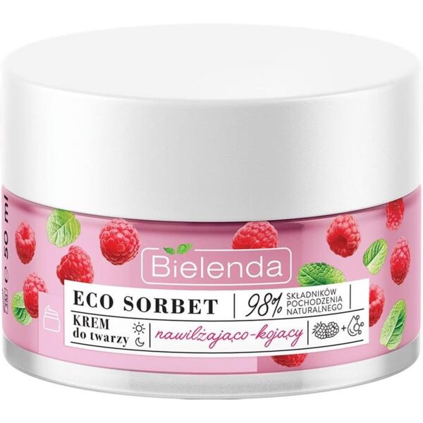 

Крем для лица Bielenda Eco Sorbet Малина увлажняющая и успокаивающая 50 мл