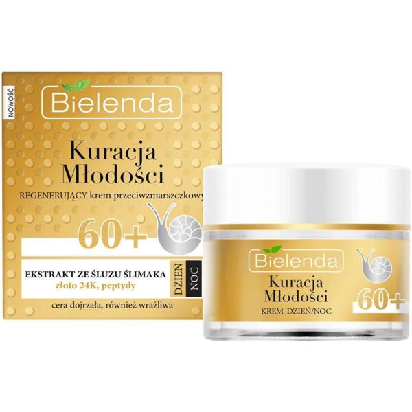 

Крем против морщин Bielenda Youth Therapy 60+ регенерирующий день/ночь 50 мл