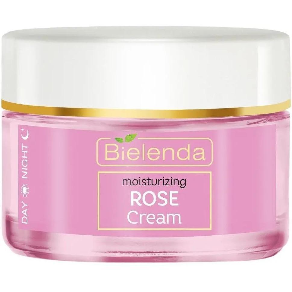 Розовый крем для лица Bielenda Rose Care увлажняющий и успокаивающий 50 мл фото 1