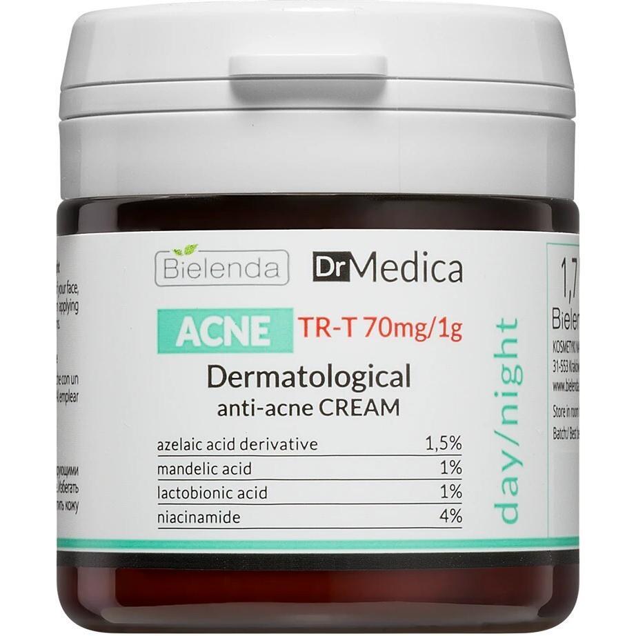 Дерматологический крем против акне Bielenda Dr Medica Acne дневной/ночной 50 мл фото 1