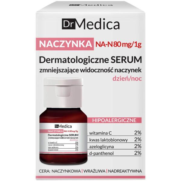 

Дерматологическая сыворотка Bielenda Dr Medica Capillaries для уменьшения видимости капилляров гипоаллергенная день/ночь