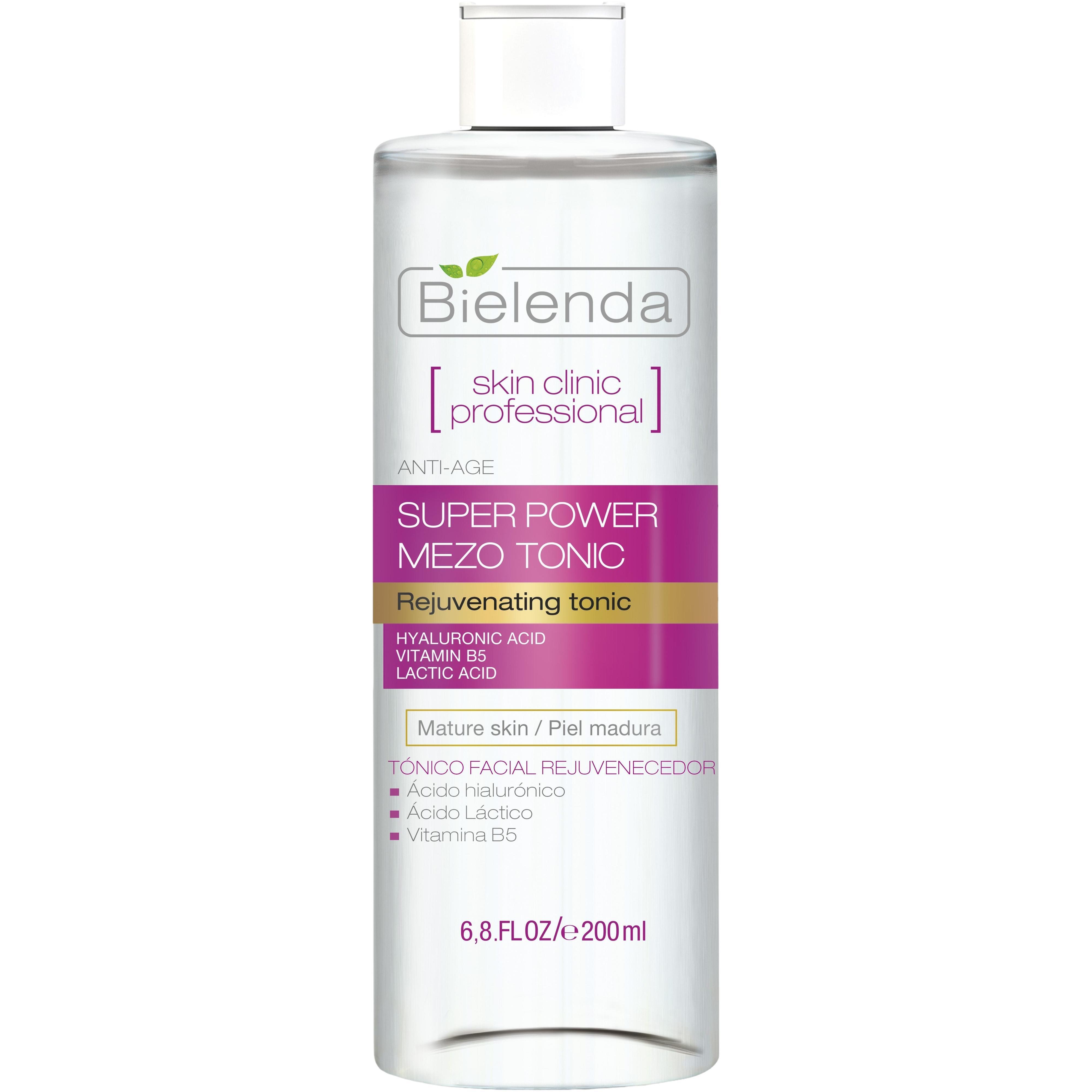 Тонік для обличчя Bielenda Skin Clinic Professional Омолоджуючий з гіалуроновою кислотою 200 млфото1