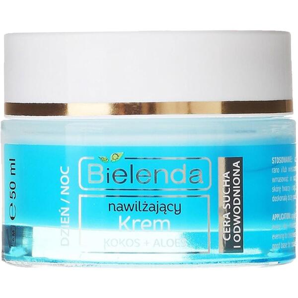 

Крем для лица Bielenda Hydra Care Кокос и Алоэ увлажняющий для сухой и обезвоженной кожи 50 мл