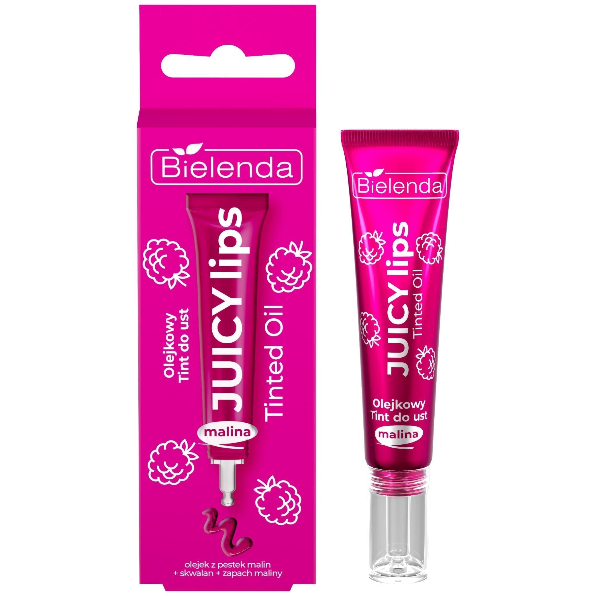 Масло-тинт для губ Bielenda Juicy Tint Lip Oil Малина 10г фото 1