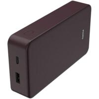 Портативное зарядное устройство Hama 20000 mAh USB-C, USB-A, Plum (00201715)