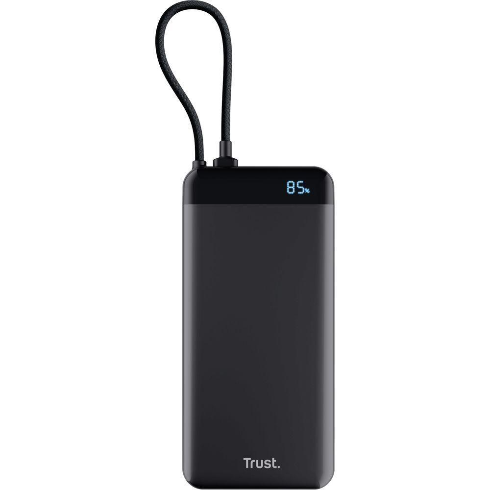 Портативное зарядное устройство Trust Fiera, 20000 mAh 2хUSB-C, 20W, PD/QC 3.0 Black (25881_TRUST) фото 1