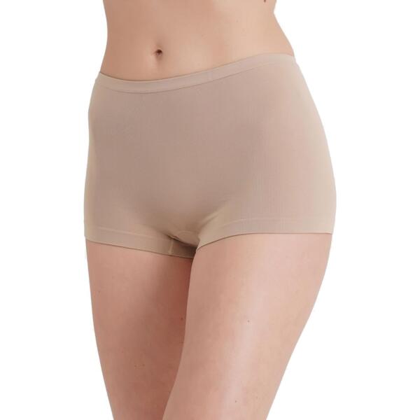 

Трусы-шортики бесшовные женские Giulia Boxer Briefs S/M бежевые