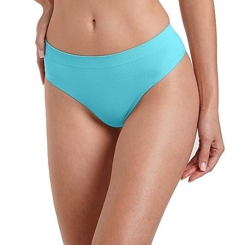 Труси бразиліана безшовні Giulia Brasilian Briefs Rib S/M блакитні