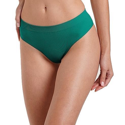 Труси бразиліана безшовні Giulia Brasilian Briefs Rib S/M смарагдові