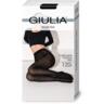 Теплые колготки из вискозы Giulia 7166 Cashmere Fashion Net 120 Den 4p черные