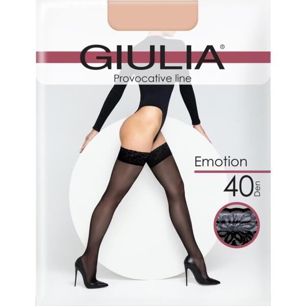 Чулки Giulia 309 Emotion 40 Den 1/2p капучино фото 