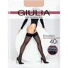 Чулки Giulia 309 Emotion 40 Den 1/2p светло-коричневые