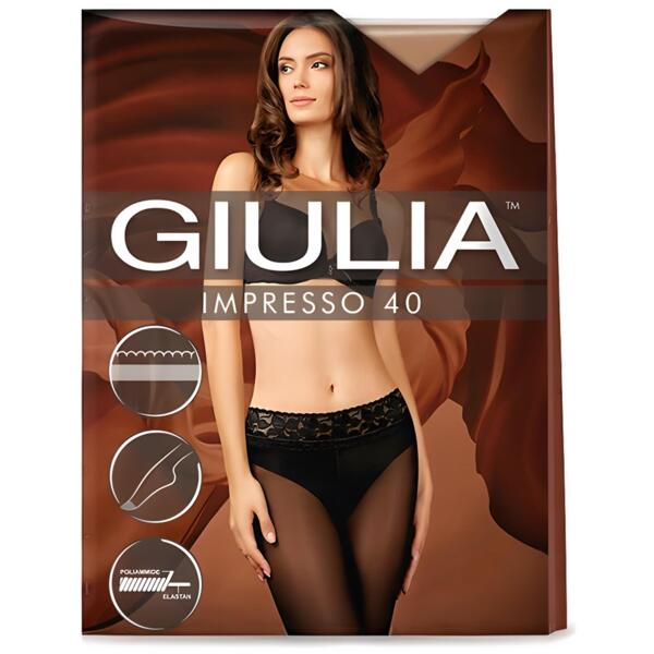 Колготки Giulia 7035 Impresso 40 den 3p daino