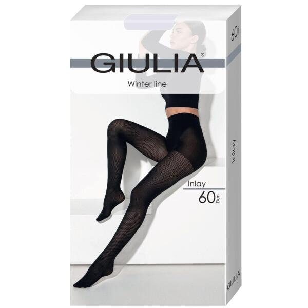 Колготки Giulia 7163 Inlay 60 den 3p simply taupe