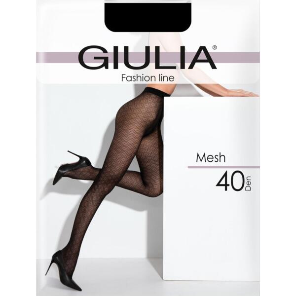 Колготки Giulia 7152 Mesh 40 Den 4p черные фото 