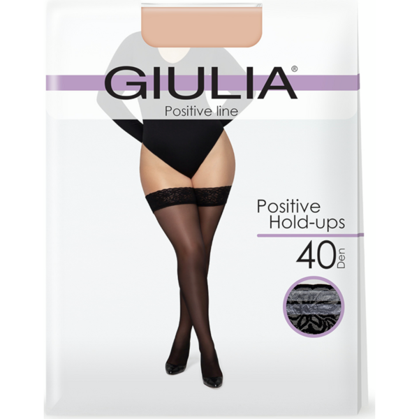 

Чулки Giulia 6973 Positive Hold Ups 40 den 8p daino