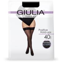 Чулки Giulia 6973 Positive Hold Ups 40 Den Calze 8p черные