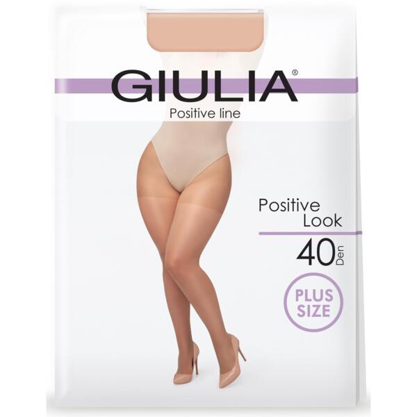 Колготки Giulia 7060 Positive Look 40 Den 7p світло-коричневіфото