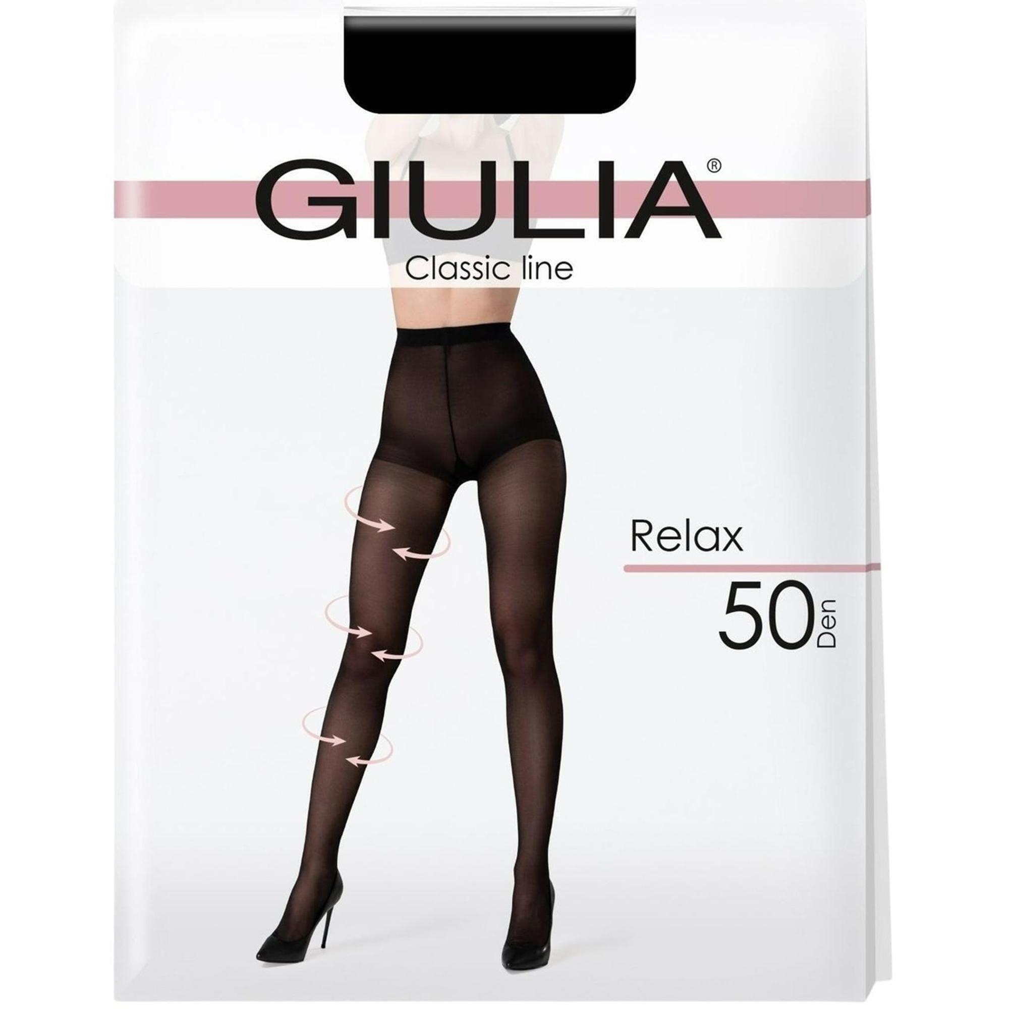 Колготки с массажным эффектом Giulia 10 Relax 50 Den 4p светло-коричневые фото1