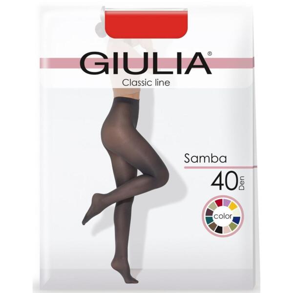 Колготки Giulia 6842 Samba 40 Den 5p червоніфото