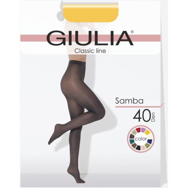 

Колготки Giulia 6842 Samba 40 Den 2p желтые