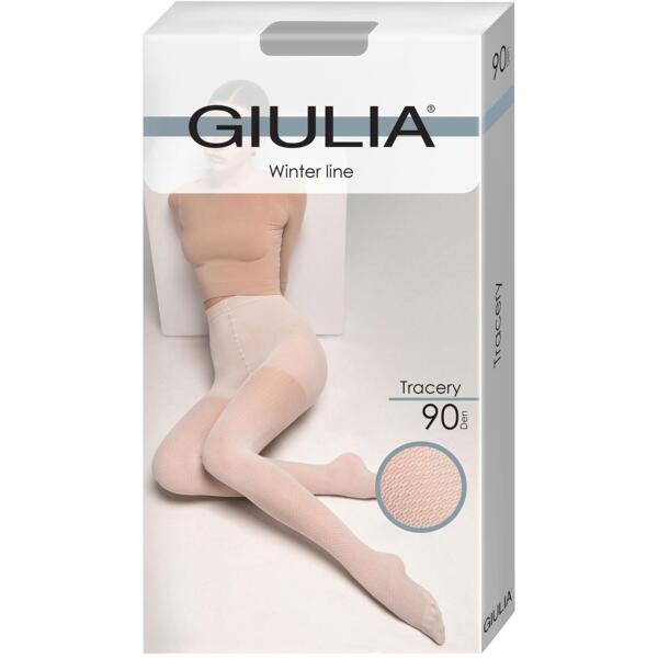 

Колготки Giulia 7167 Tracery 90 Den 2p серебристые