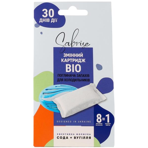 

Сменный катридж для биопоглотителя запаха для холодильника Sabrise 80гр