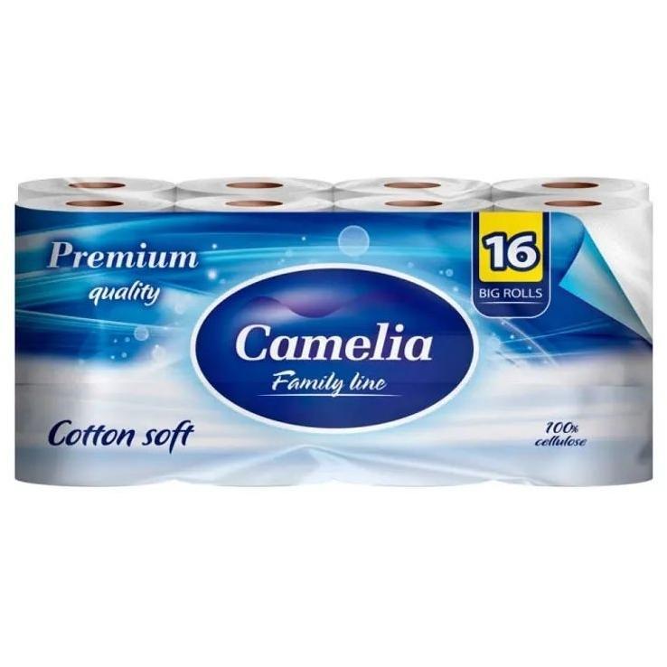 Туалетная бумага Camelia Premium 3 слоя 16шт фото 