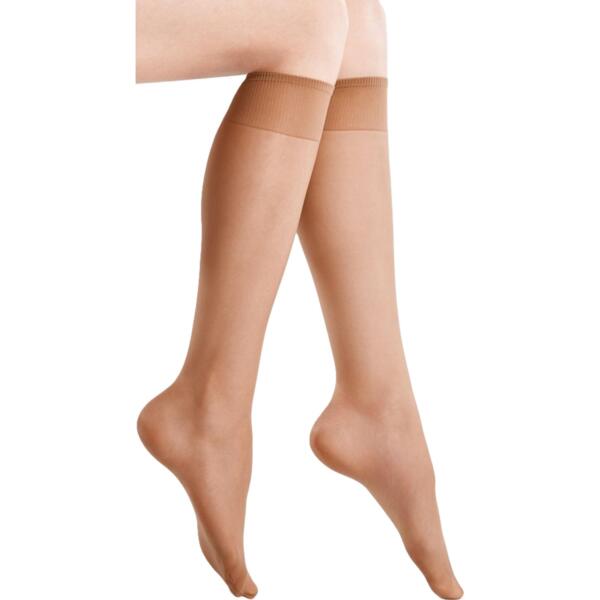 Набор женских гольфов Giulia 5563 Marea 40 den gambaletto One size 2 пары caramel