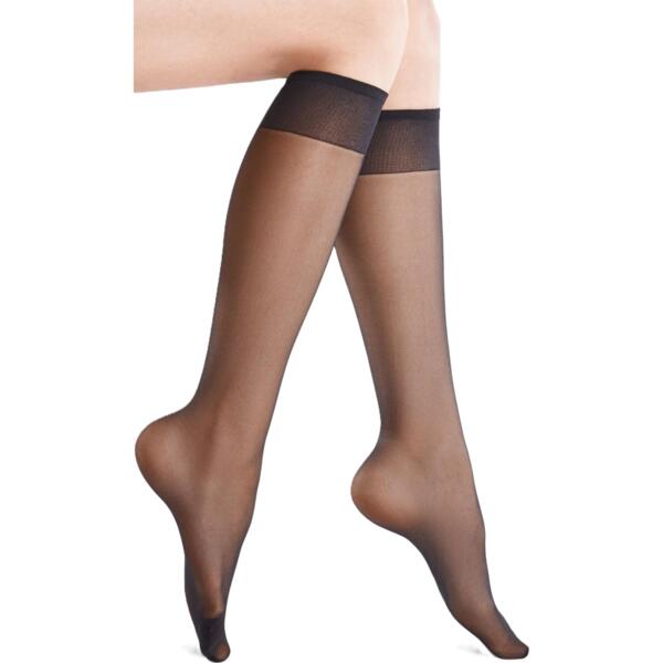 Набор женских гольфов Giulia 5563 Marea 40 den gambaletto One size 2 пары nero