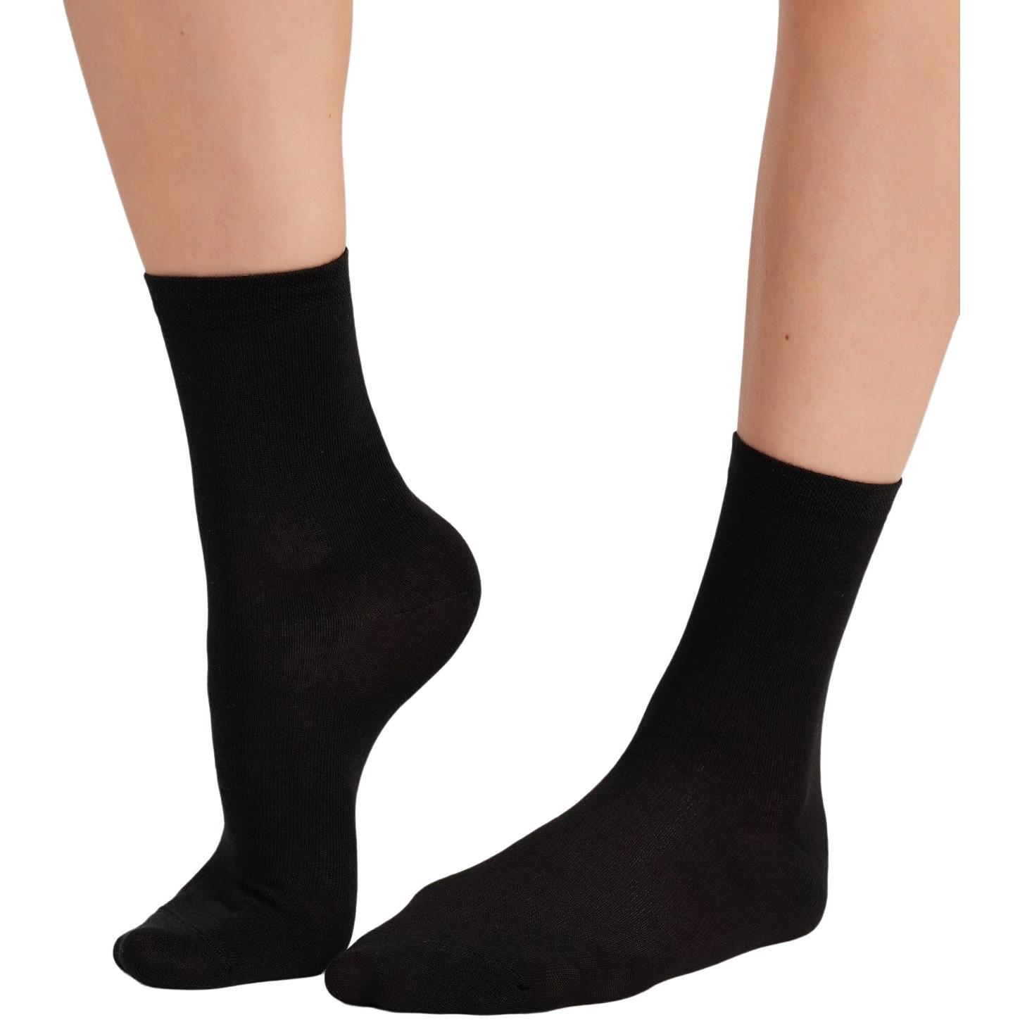 Женские высокие хлопковые носки Giulia 6807 Ws3 Classic 36-40 черные фото 1