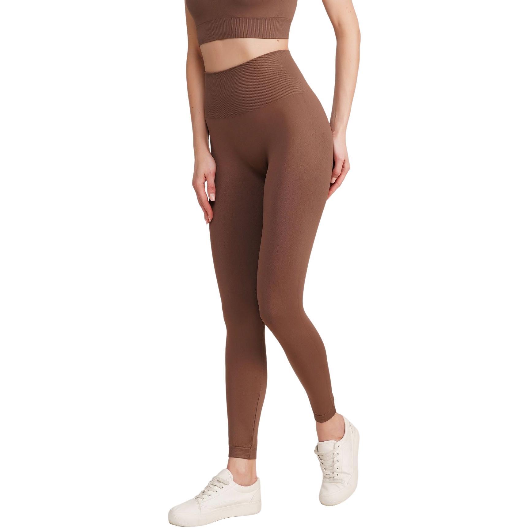 Леггинсы бесшовные Giulia 7553 Leggings Energy (New) L/XL коричневые фото 1