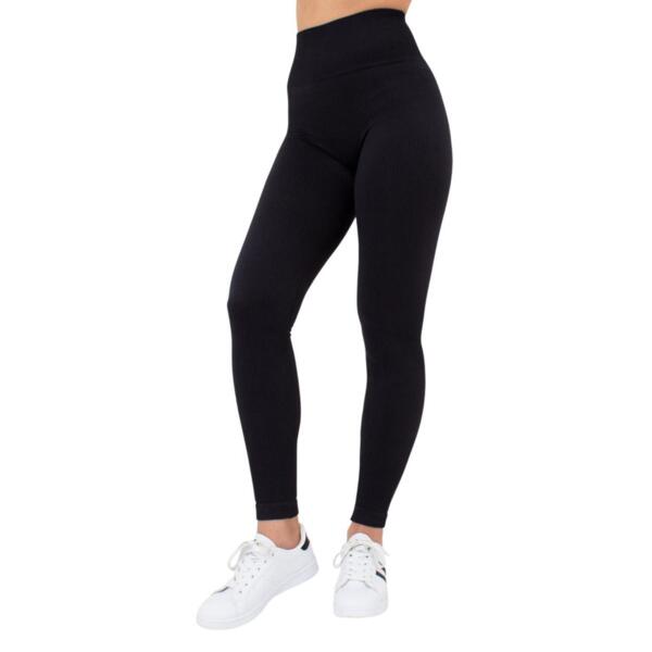 Легинсы из микрофибры Giulia 7023 Leggings Rib S/M black