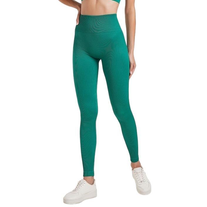 Леггинсы с микрофибры Giulia 7023 Leggings Rib L/XL изумрудные фото 1