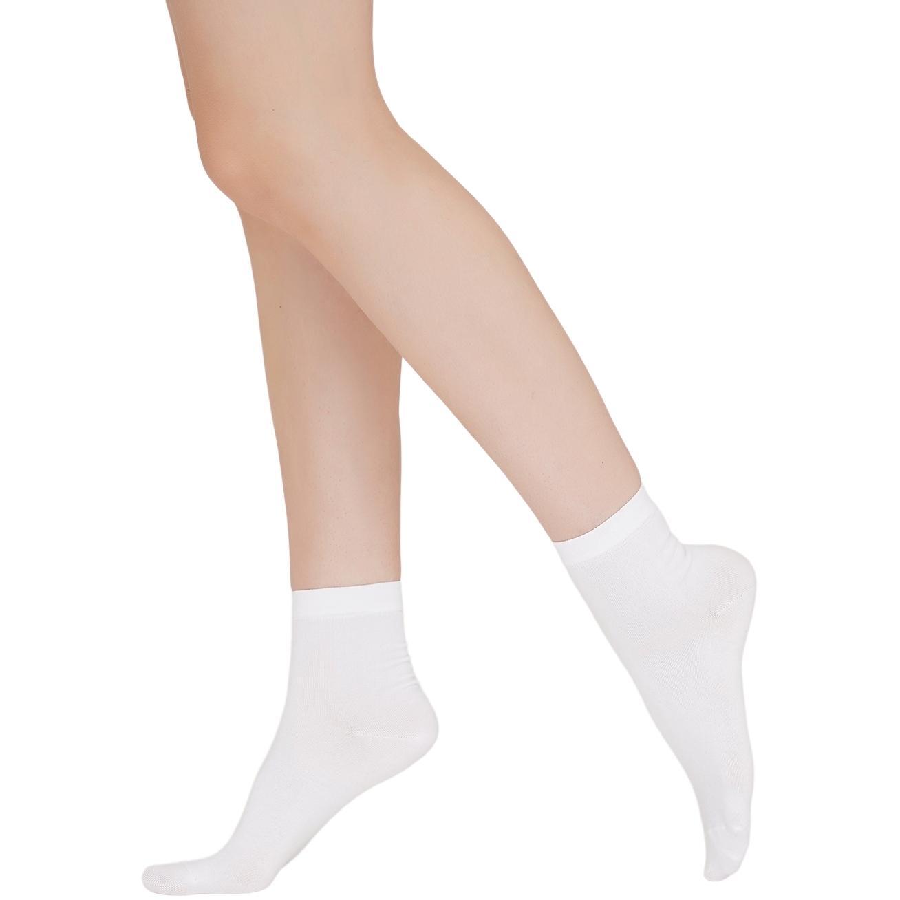 Женские носки средней высоты Giulia 6805 Ws2 Classic 36-40 белые фото 1