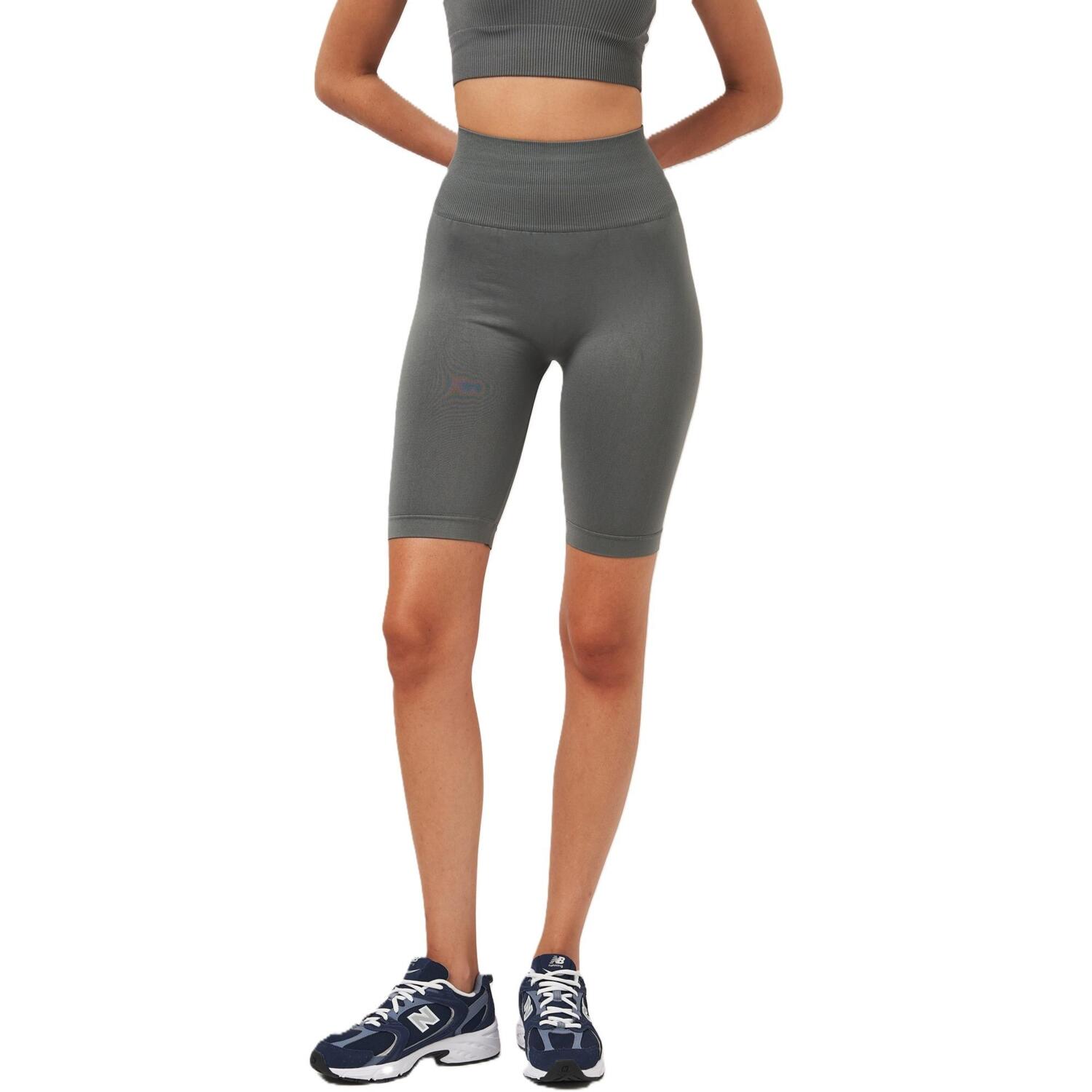 Велосипедки бесшовные Giulia 7142 Tracks Shape S/M серые